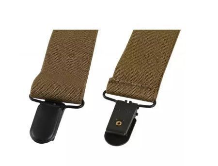 Підтяжки тактичні Mil-Tec 120см Койот HOSENTR&Auml;GER M. CLIP COYOTE (13184005-120) 13184005-120 фото