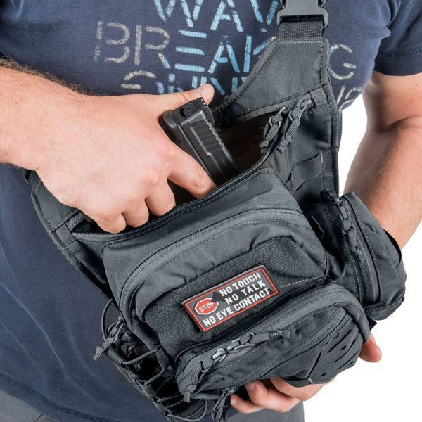 Сумка через плече Helikon-Tex Універсальна 11Л Сіра EDC SIDE BAGВ - Shadow Grey (TB-PPK-CD-35-11) TB-PPK-CD-35-11 фото