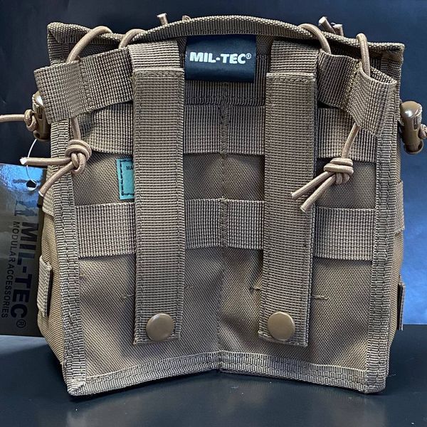 Підсумок для магазина подвійний Темний Койот Mil-Tek MAG.BAG OPEN TOP DOUBLE DARK COYOTE (13497019) 13497019 фото
