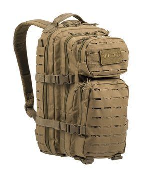Рюкзак тактичний Лазер 20Л Койот Mil-Tec Assault Small Laser Cut 20Л Coyote (14002605-20) 14002605-20 фото