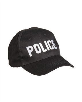 Бейсболка тактична Mil-Tec One size BASEBALL CAP SCHWARZ &prime;POLICE&prime; (12316095) 12316095 фото