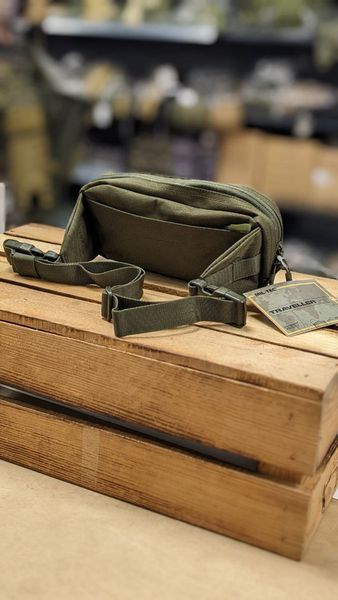 Сумка поясна Олива Mil-Tec GURTELTASCHE TRAVELLER OLIV (13512401) 13512401 фото