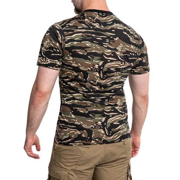 Футболка тактична Mil-Tec бавовняна T-Shirt L Tiger Stripe (11012034-904-L) 11012034-904 фото