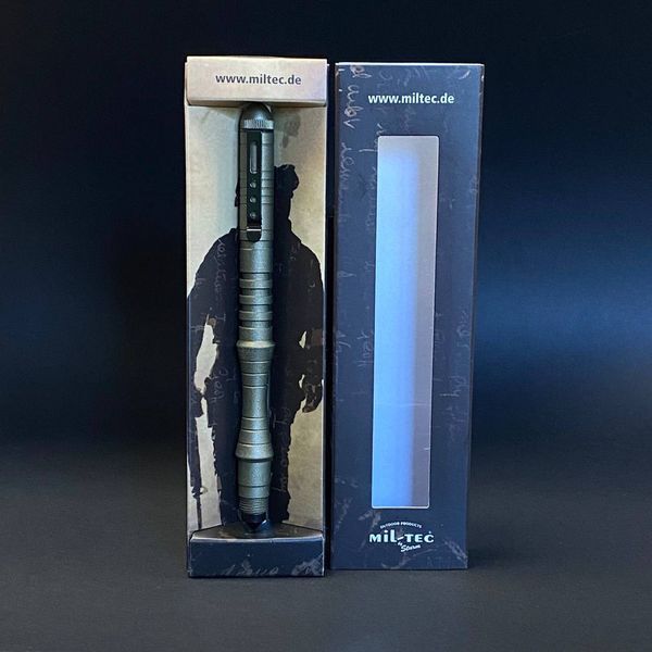 Тактична ручка Mil-Tec зі склобоєм Tactical Pen Olive (15990001) 15990001 фото
