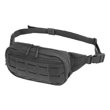 Сумка поясна Mil-Tec Fanny Pack Laser Cut Black (13515002) 13515002 фото