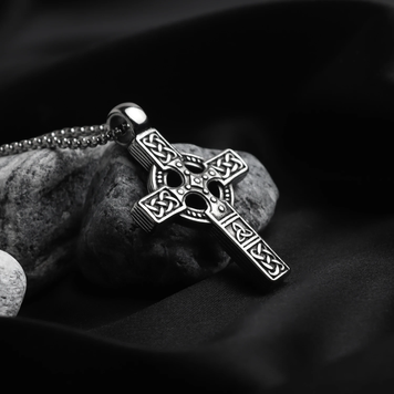 Жетон на шию хрестик Celtic Cross Royal Bracelets ланцюжок нержавіюча сталь One size 60см (457) 457 фото
