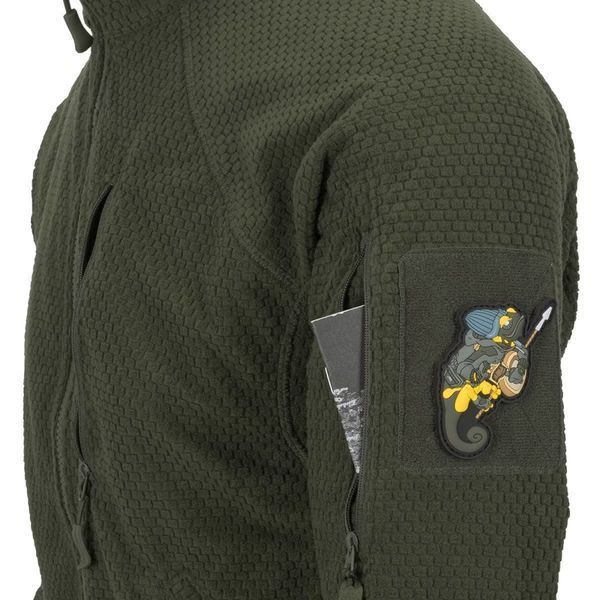 Куртка тактична Helikon-Tex флісова Alpha Tactical Jacket Grid Fleece L Olive Green (BL-ALT-FG-02-B05-L) BL-ALT-FG-02-B05-L фото