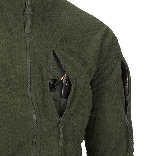 Куртка тактична Helikon-Tex флісова Alpha Tactical Jacket Grid Fleece L Olive Green (BL-ALT-FG-02-B05-L) BL-ALT-FG-02-B05-L фото