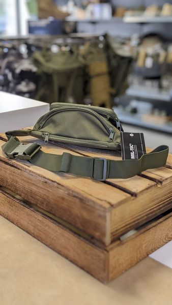 Сумка поясна Олива Mil-Tec GURTELTASCHE FANNY PACK OLIV (13512001) 13512001 фото