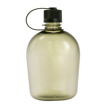 Фляга тактична Mil-Tec Transparent Canteen 940мл Olive (14510100) 14510100 фото