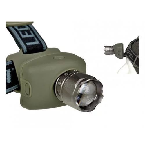Ліхтарик тактичний Mil-Tec&reg; Налобний Зі змінним фокусом світла KOPFLAMPE LED CREE 3 WATT M.ZOOM (15171000) 15171000 фото