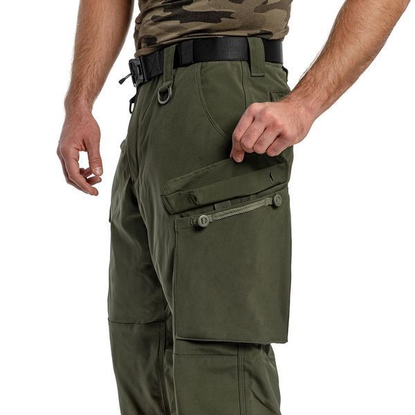 Штани тактичні Mil-Tec утеплені водонепроникні Softshell Explorer insulated waterproof pants XL Olive (11360001-905-XL) 11360001-905-XL фото