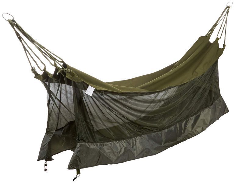 Палатка-гамак MIL-TEC US JUNGLE H&Auml;NGEMATTE CANVAS OLIV (14441000) 14441000 фото