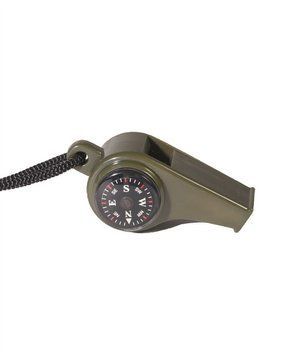 Свисток тактичний Mil-Tec&reg; З компасом SIGNALPFEIFE KST.M.KOMPASS.U.THERMOMETER (16327000) 16327000 фото