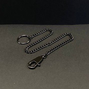 Ланцюжок із карабіном тактичний Mil-Tec Чорний MESSERKETTE M.KARABINER (15450002) 15450002 фото