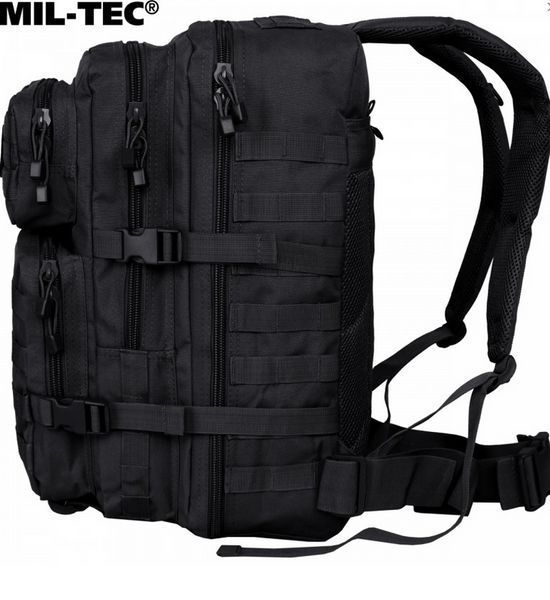 Рюкзак тактичний 20л. Чорний Mil-Tec US ASSAULT PACK SM SCHWARZ (14002002-20) 14002002-20 фото