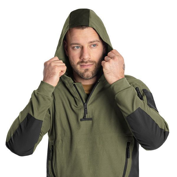 Кофта тактична Helikon-Tex худі TopCool Hoodie 2XL Olive Black (BL-BRH-TC-0201A-B07-XXL) BL-BRH-TC-0201A-B07-XXL фото