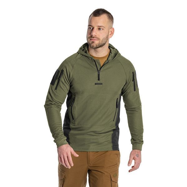 Кофта тактична Helikon-Tex худі TopCool Hoodie 2XL Olive Black (BL-BRH-TC-0201A-B07-XXL) BL-BRH-TC-0201A-B07-XXL фото