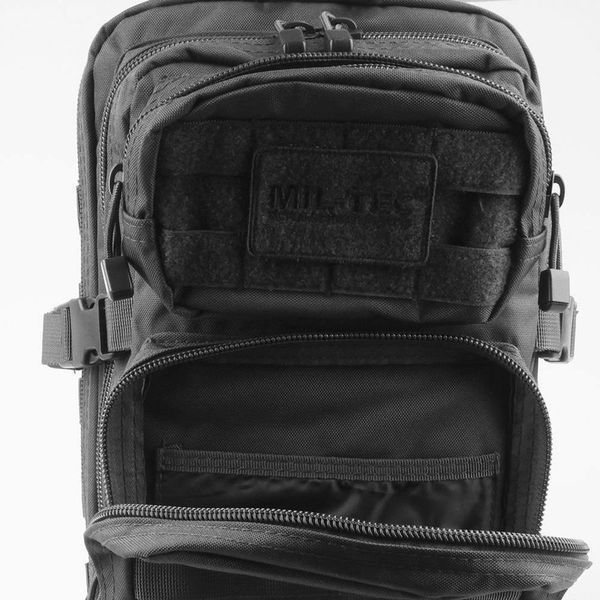 Рюкзак тактичний 20л. Чорний Mil-Tec US ASSAULT PACK SM SCHWARZ (14002002-20) 14002002-20 фото