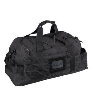 Сумка тактична Mil-Tec Для речей 54Л Чорна FLIEGERTASCHE COMBAT MED SCHWARZ (13828102-54) 13828102-54 фото