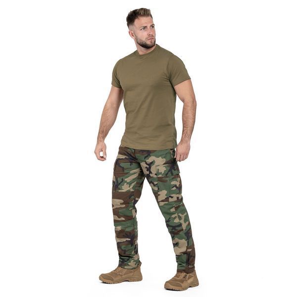 Футболка Mil-Tec армійська M T-shirt US Style Olive (11011001-903-M) 11011001-903-M фото