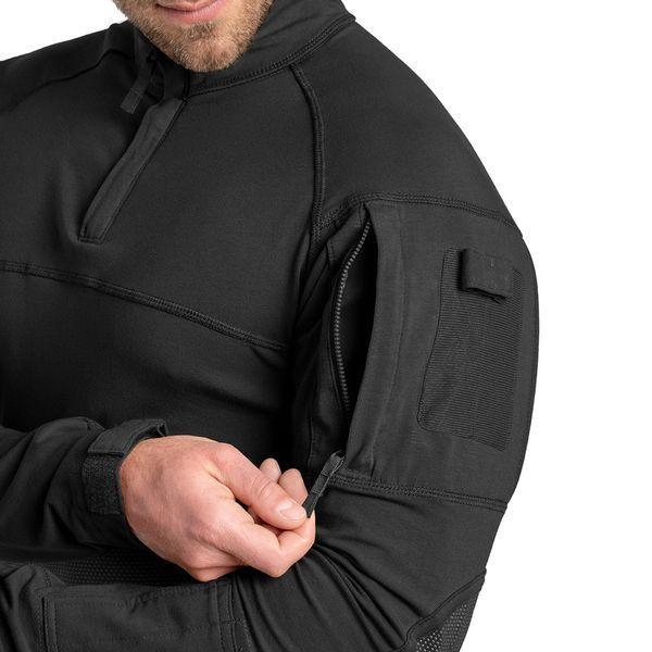 Сорочка тактична польова Mil-Tec Combat Shirt Assault Field XL Black (10924002-905-XL) 10924002-905-XL фото
