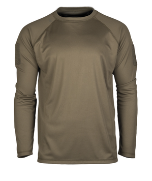 Сорочка Mil-Tec швидкосохнуча L Tactical Quick-dry Langarmshirt Olive (11082001-904-L) 11082001-904-L фото