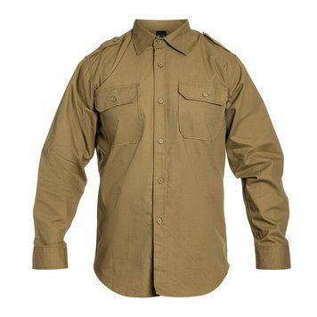 Сорочка тактична Mil-Tec Ripstop Tactical Shirt Long Sleeve M Coyote (10915005-903-M) 10915005-903-M фото