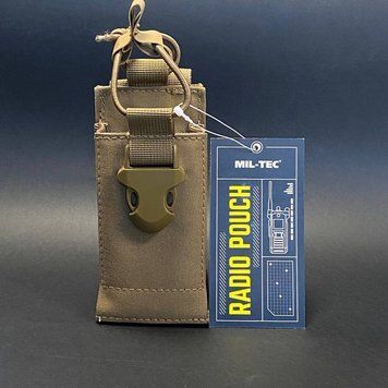 Підсумок для рації Mil-Tec Molle Radio Pouch Coyote (13493719) 13493719 фото