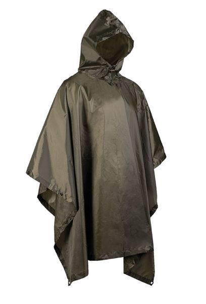 Пончо тактичне Mil-Tec RipStop One-Size Олива Плащ-палатка PONCHO BASIC (10628001) 10628001 фото