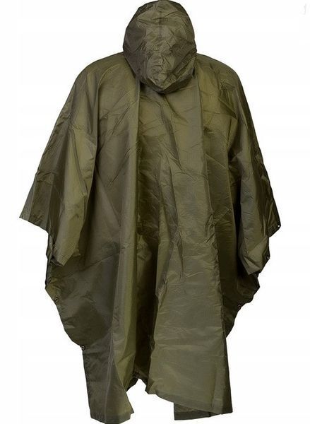 Пончо тактичне Mil-Tec RipStop One-Size Олива Плащ-палатка PONCHO BASIC (10628001) 10628001 фото