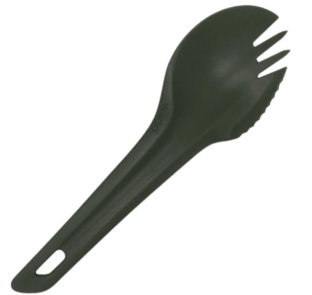 3в1 (Ложка, виделка, ніж) Олива Wildo Mil-Tec Spork Olive Green (14627001)(W10304) 14627001 (W10304) фото