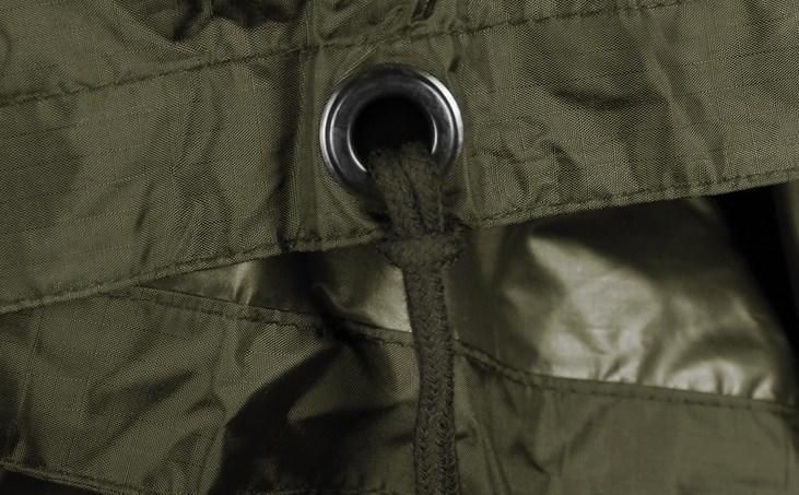 Пончо тактичне Mil-Tec RipStop One-Size Олива Плащ-палатка PONCHO BASIC (10628001) 10628001 фото