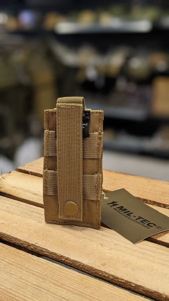 Підсумок для магазинів пістолета Койот Mil-Tec MAG.TASCHE F.PISTOLE SINGLE COYOTE (13495405) 13495405 фото