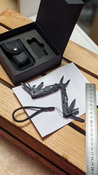 Мультитул тактичний Чорний Mil-Tec MULTI TOOL BLACK SM M.ETUI (15406100) 15406100 фото