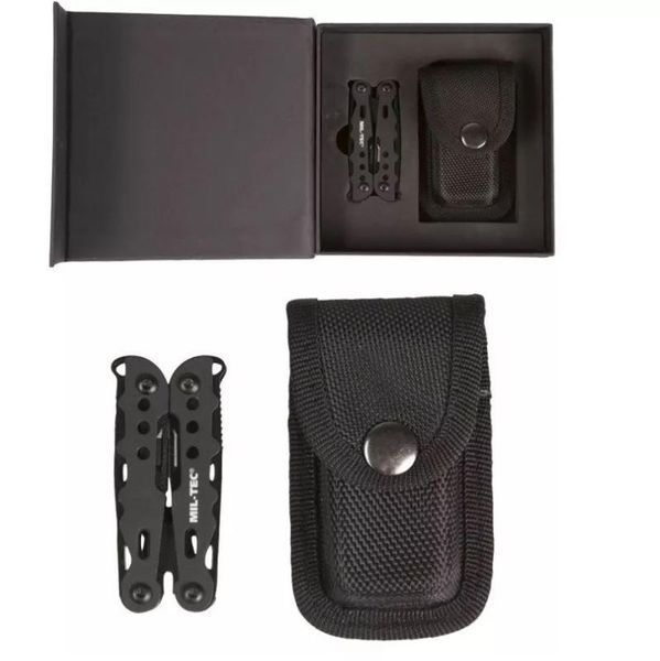Мультитул тактичний Чорний Mil-Tec MULTI TOOL BLACK SM M.ETUI (15406100) 15406100 фото