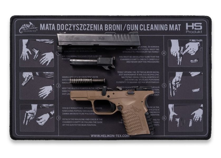 Килим для чищення зброї Чорний Helikon-Tex Mata do czyszczenia broni Czarna (AC-GCM-NN-01) AC-GCM-NN-01 фото