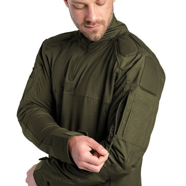 Сорочка бойова Mil-Tec із налокітниками Combat Shirt Chimera XL Olive (10516301-905-XL) 10516301-905-XL фото