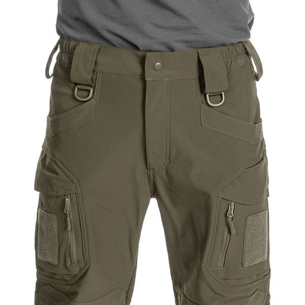 Штани тактичні Mil-Tec утеплені водонепроникні Softshell Assault Waterproof Pants XL Ranger Green (11380012-905-XL) 11380012-905-XL фото
