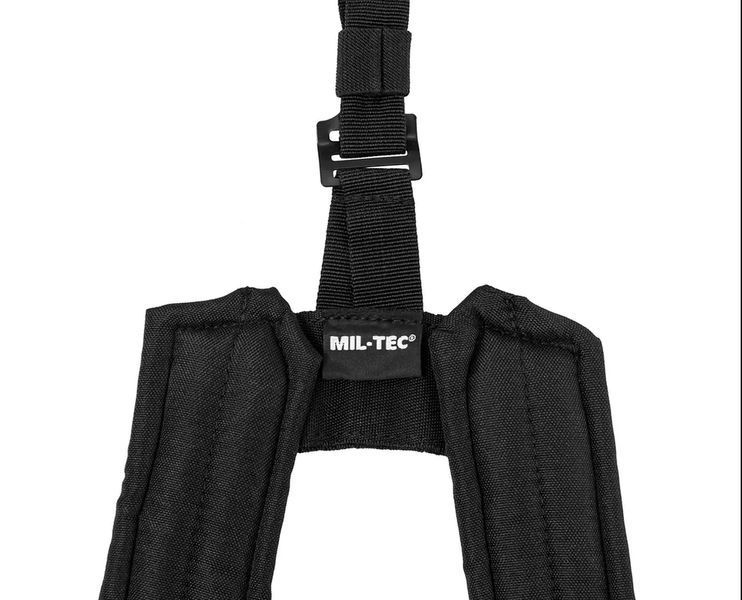 Підтяжки тактичні Mil-Tec Універсальні Кріплення до пояса One size Чорні US KOPPELTRAGEGESTELL LC2 (13501002) 13501002 фото
