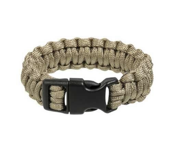 Браслет з Паракорду S 22мм Койот Mil-Tec PARA ARMBAND KST.-SCHLIESSE COYOTE (16370205-902-S) 16370205-902-S фото
