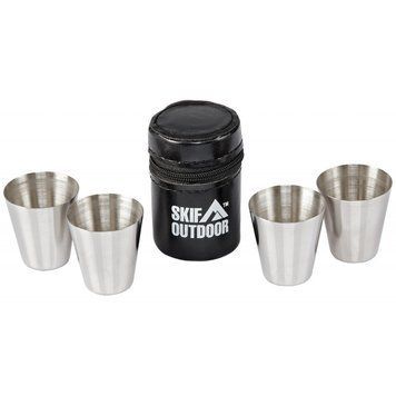 Набір столовий SKIF Outdoor Чарки 4шт Quadroset Glass Set 30мл (SO-1004-30) SO-1004-30 фото