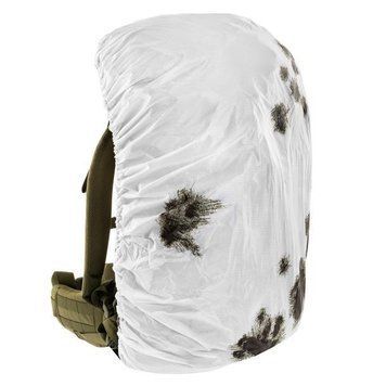 Захисний чохол для рюкзака Mil-Tec від 50л до 80л Білий Backpack cover Snow Camo (14060007-002-80) 14060007-002-80 фото