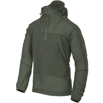 Куртка тактична Helikon-Tex Анорак Вітронепродувний Швидкосохнучий XL Олива Windrunner Windshirt WindPack - XL Alpha Green (KU-WDR-NL-36-B06-XL) KU-WDR-NL-36-B06-XL фото