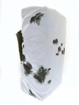 Захисний чохол для рюкзака Mil-Tec від 80л до 130л Білий Backpack cover Snow Camo (14060007-003-130) 14060007-003-130 фото