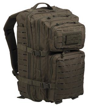 Рюкзак тактичний Лазер 36Л Олива Mil-Tec US ASSAULT PACK LG LASER CUT (14002701-36) 14002701-36 фото