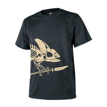 Футболка тактична Helikon-Tex Із логотипом Скелет Чорна T-SHIRT BLACK (TS-FBS-CO-02-B07-XXL) TS-FBS-CO-02-B07-XXL фото