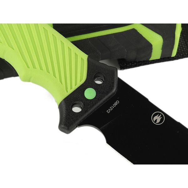 Ніж тактичний Ganzo з паракордом зелений Knife (G8012V2-LG) G8012V2-LG фото
