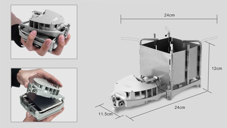 Твердопаливна піч BRS з турбiною та живленням Solid Fuel Furnace With Turbine And Power Supply (BRS-116) BRS-116 фото