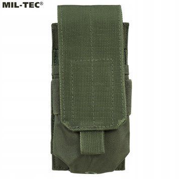 Підсумок для магазину М4/М16/АК/AR15 Олива Mil-Tec MAG.TASCHE M4/M16 SINGLE OLIV (13496501) 13496501 фото